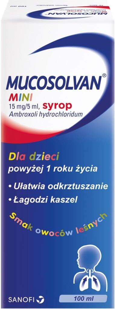 Mucosolvan Mini Syrop Dla Dzieci 15 Mg 5 Ml 100ml Stawy Cietrzewia