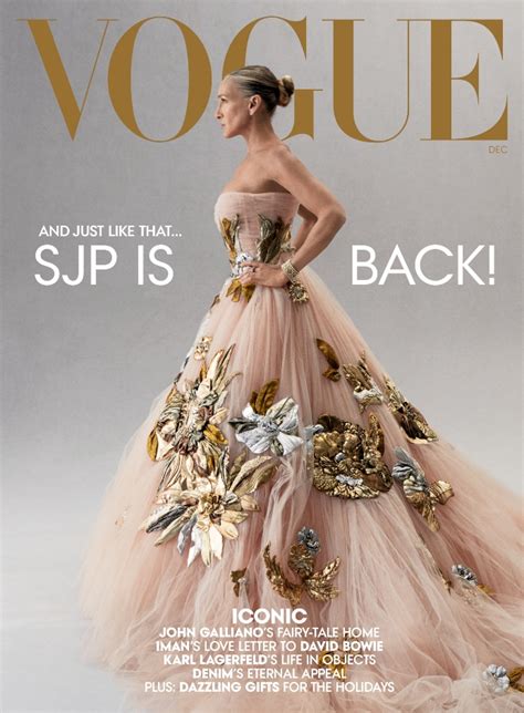 Sarah Jessica Parker Stuns With Gray Hair On Vogue Cover Photos