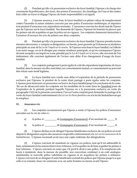 Model De Convention De S Paration Doc Pdf Page Sur