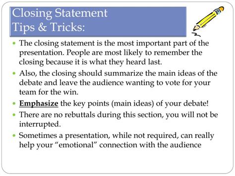 Ppt How To Write An Opening And Closing Statement Powerpoint