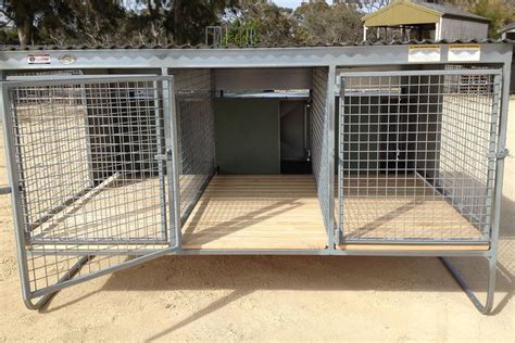 Standard Kennels - Raised Run Dog Kennels | Lucindale Engineering | Dog ...