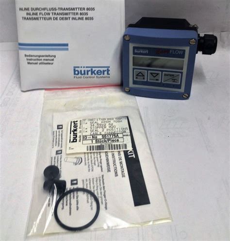 Burkert 8035 / Easy Flow / Inline Flow Transmitter - Industrial Lynx