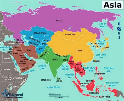 Letak Geografis Benua Asia