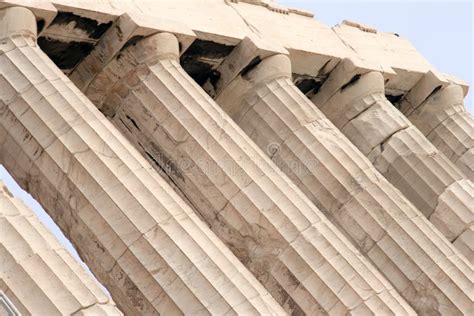 Parthenon Columns stock photo. Image of closeup, ancient - 4197394