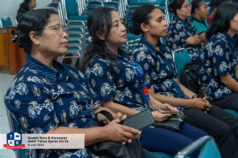 Ibadah Guru Dan Karyawan Juni Of Kalam Kudus Jayapura