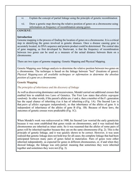 SOLUTION Lecture Note On Gene Mapping Mcb 411 Studypool