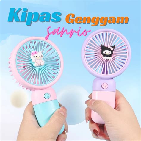 Jual Kipas Mini Sanrio USB Kipas Genggam Karakter Sanrio Kipas Angin