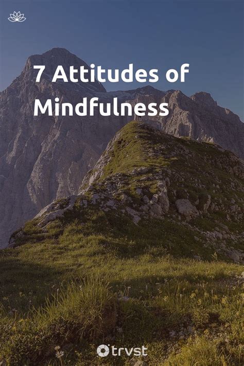 7 Attitudes Of Mindfulness For Mindful Living To Explore How To Improve Relationship