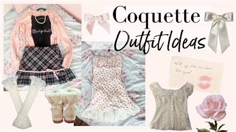 Coquette Outfit Ideas ♡ Girly Fashion And Style Inspo Youtube