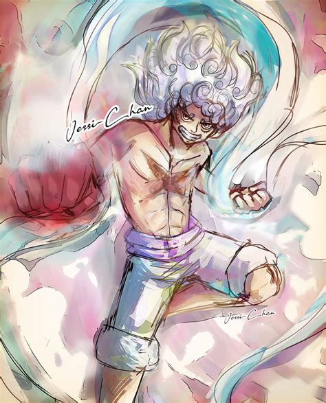 LUFFY GEAR 5 FANART by Jessi-Chan777 on DeviantArt