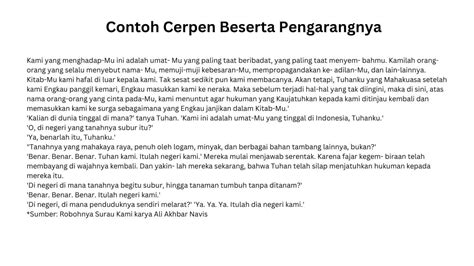 5 Contoh Cerpen Beserta Pengarangnya Di Indonesia