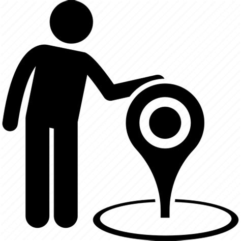 Localize Location Geolocation Marker Pin Map Person Icon