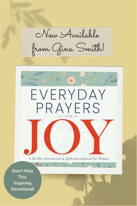 Everyday Prayers For Joy Tricia Goyer