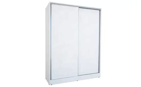 Ropero Mosconi Nature 2 Ptas Color Blanco De Mdf Con 2 Puertas