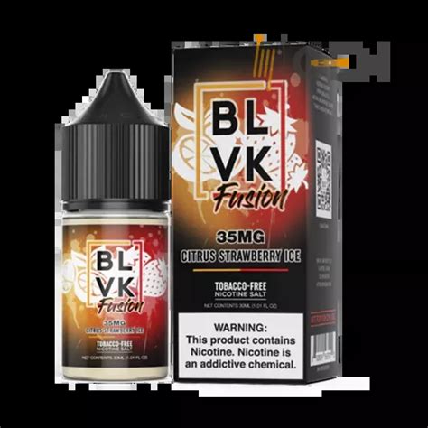 BLVK Fusion Citrus Strawberry Ice 30ml BLVK CEN ONLINE