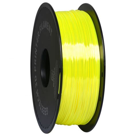 PLA Silk Yellow 3D Printer Filament 1 75mm Geeetech