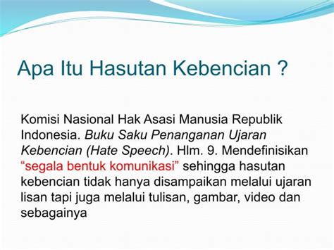 Melawan Ujaran Kebencian Ppt