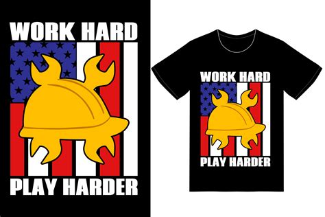 Work Hard Play Harder Graphic By Amazinart Creative Fabrica