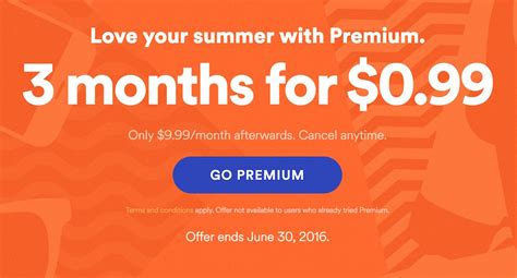 Get 3 Months Spotify Premium For 0 99 Or £0 99