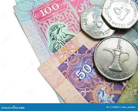 UAE Money Stock Image Image Of Banknote Middle Coins 11145843