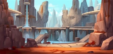 Premium Photo 2d Hero Battle Pvp Arena Background Casual Game Art