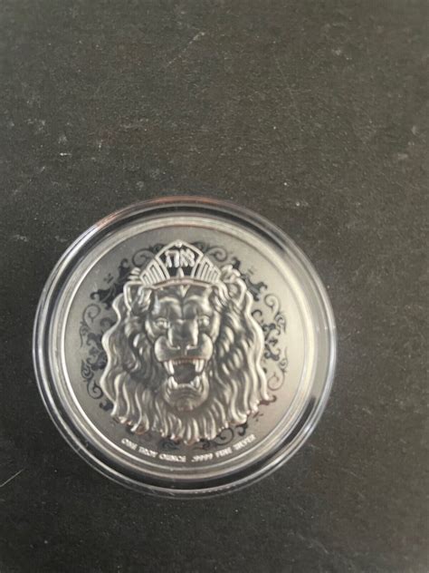 Niue Roaring Lion Oz New Zealand Dollar Silver Bullion Coin Ebay