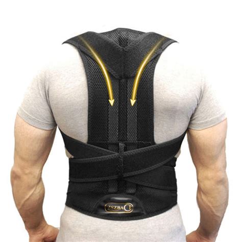 Back Support Belts Posture Corrector Back Brace Improves Posture and ...