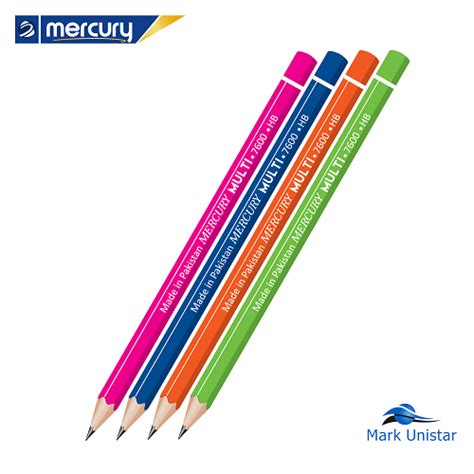 Mercury Multi Pencil Box of 12 Pcs