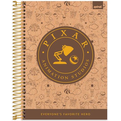 Caderno Universit Rio Capa Dura X Folhas Disney Pixar Spiral