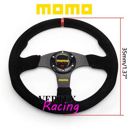 Volante Momo De Pulgadas Y Mm Para Coche De Carreras Volante Jdm