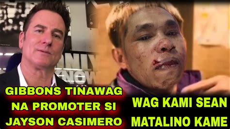 Sean Gibbons Inasar Tinawag Na Promoter Si Jayson Casimero Carl