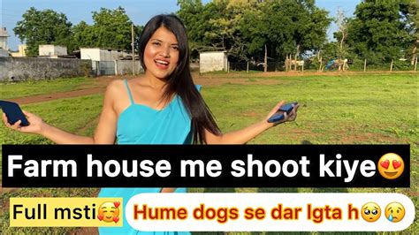 Nana Ji Ke Khet Me Humne Shoot Kiya😍 Full Msti 😍 Dogs Ka Dar 🥺🥲🐶