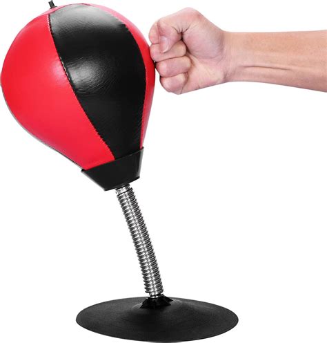 Desktop Punching Bag Vertical Boxing Speed Ball Stress Buster Relief