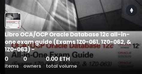 Libro Oca Ocp Oracle Database C All In One Exam Guide Exams Z