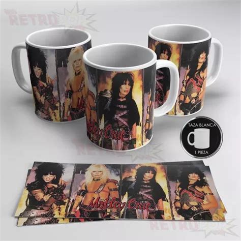 Taza Blanca 11 Oz Motley Crue M01 1 Pz Meses Sin Intereses