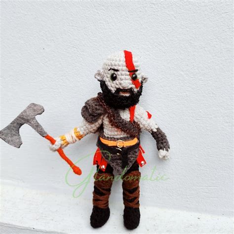 Custom Kratos God Of War Crochet Doll Ghost Of Sparta Plush Etsy Finland