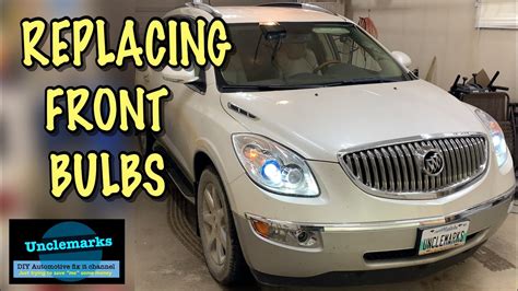 How To Replace Daytime Running Light Bulbs On Buick Enclave EP 298