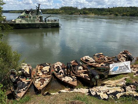 Misiones Prefectura Secuestr M S De Toneladas De Cuero Vacuno