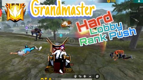 Grandmaster Hard Lobby Rank Push 🎯 Freefire Full Gameplay Freefire