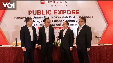 CIMB Niaga Auto Finance Merilis Sukuk Wakalah Bi Al Istitsmar Rp1 Triliun