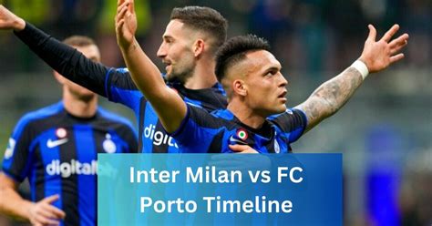 Inter Milan Vs Fc Porto Timeline A Footballing Odyssey In