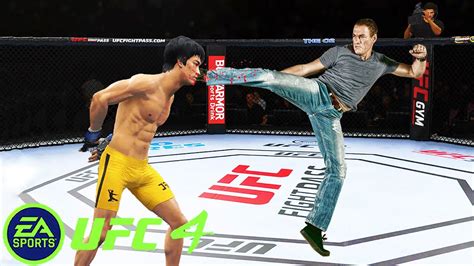 UFC4 Bruce Lee Vs Jean Claude Van Damme EA Sports UFC 4 PS5 YouTube