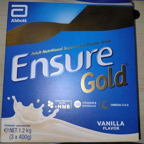 Ensure Gold Vanilla Powdered Milk 400g Shopee Philippines