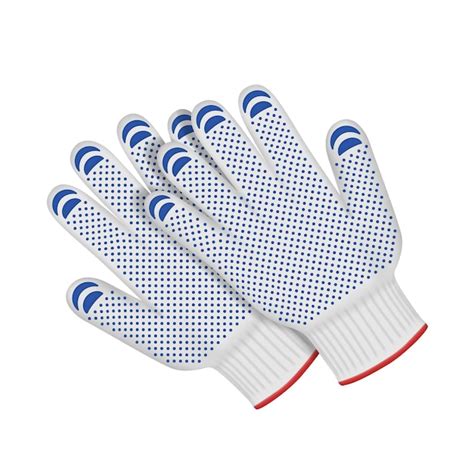 Premium Vector Realistic Pair Of Gloves For Work In Garden And Farm