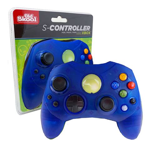 Xbox Controller S-Type Wired Game Pad - Blue - XBOX - Microsoft