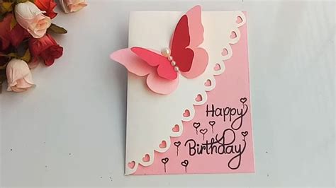 How To Make Special Butterfly Birthday Card For Best Frienddiy T