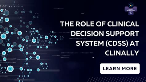 The Role Of Clinical Decision Support System Cdss At Clinally