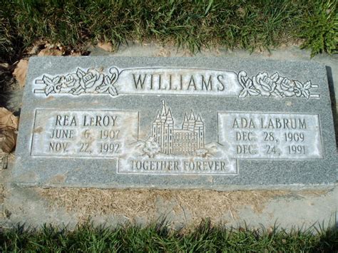 Ada Labrum Williams 1909 1991 Homenaje De Find A Grave