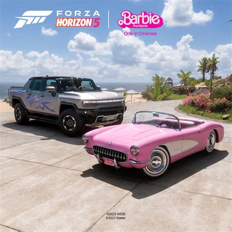 XBOX Barbie Colaboração traz carros ao Forza Horizon 5 e Series S