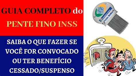 Guia Completo Do Pente Fino Inss Beneficio Cessado Ou Suspenso